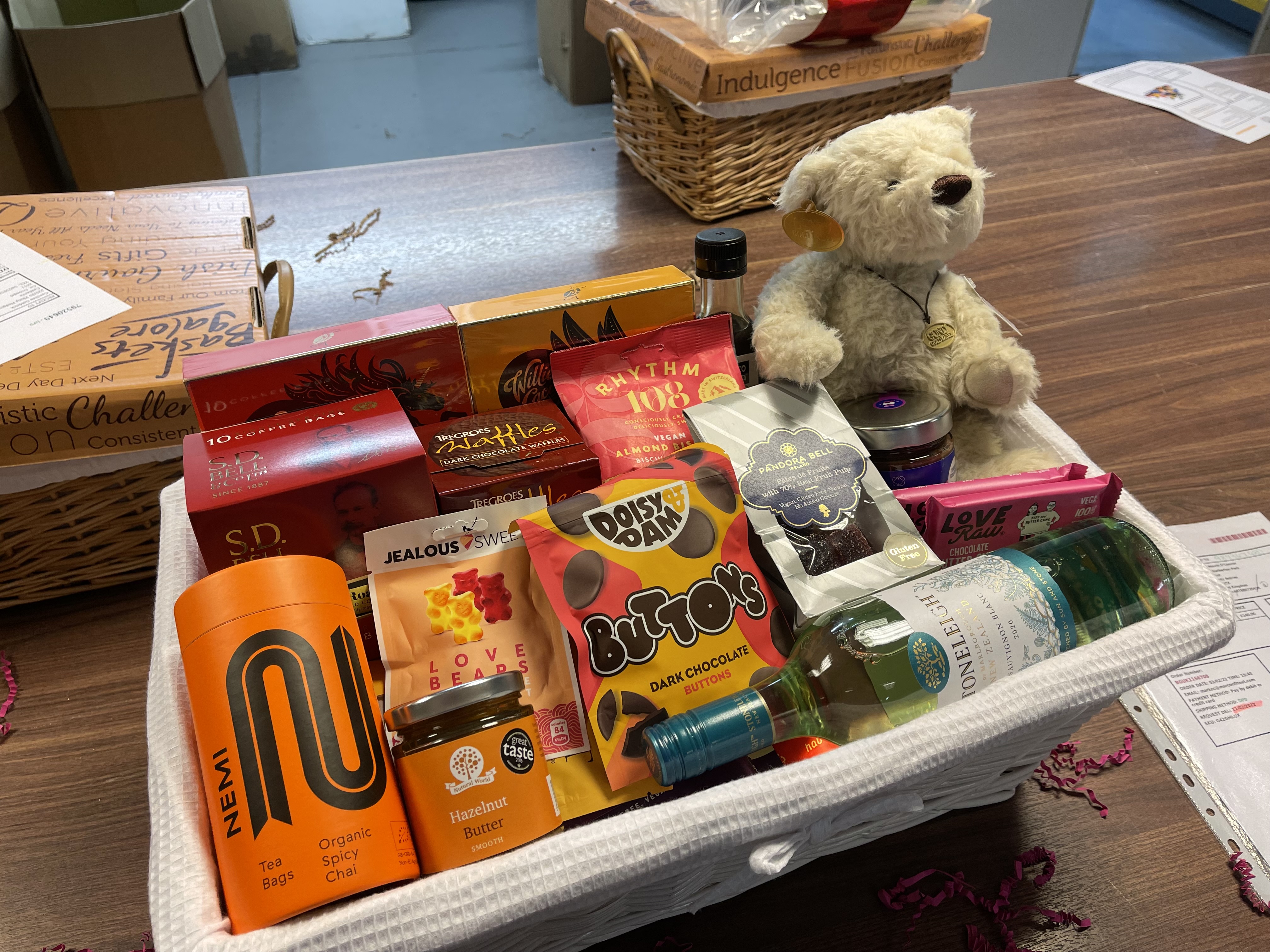 Mystery Gift Basket - Teddy is the clue