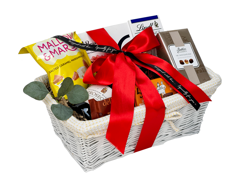Sweet and Bubbly Simply Elegant Gift basket