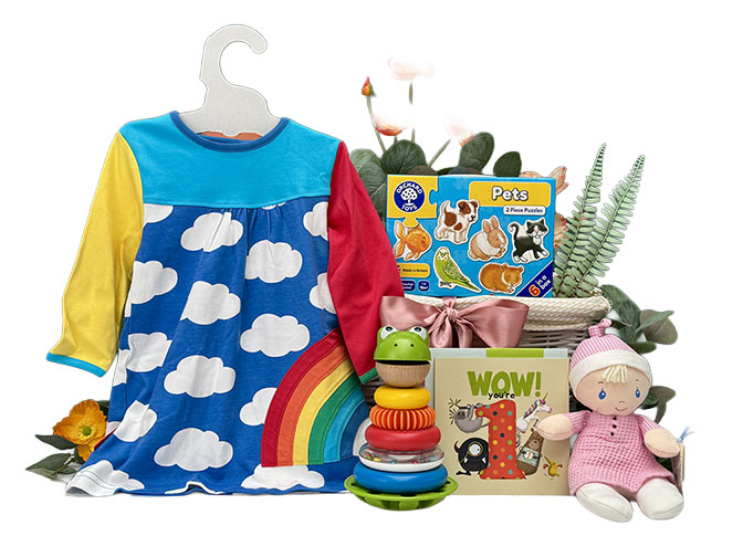 1st Birthday Gifts For Girls Basket