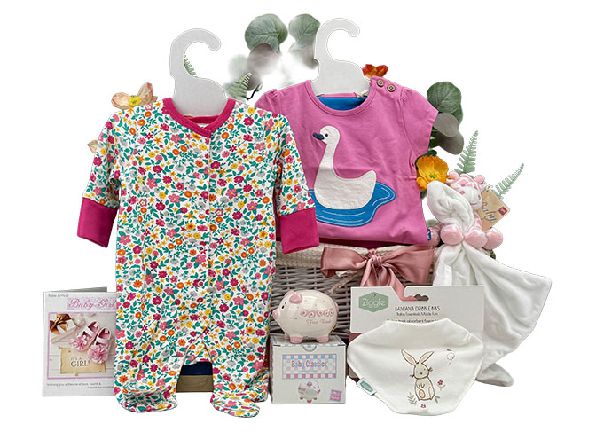 Baby Gifts For Girls Newborn Basket 