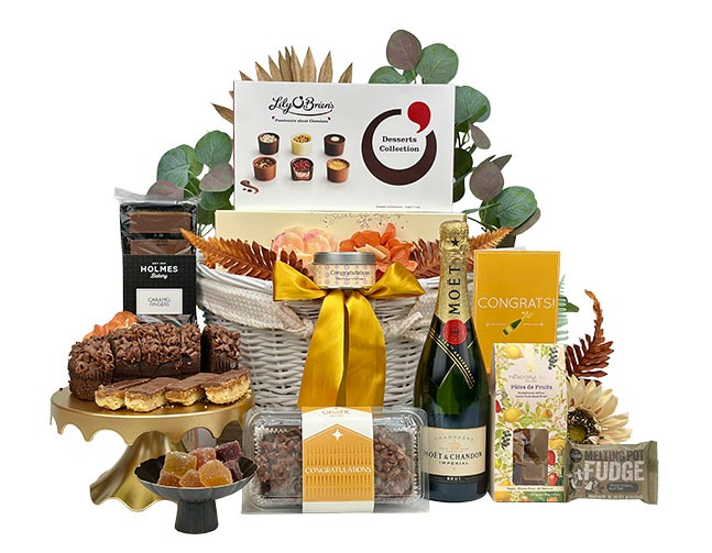 Champagne Congratulations Gift Basket