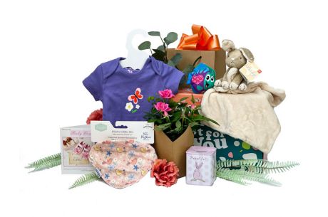 Baby Girl Gifts With Flowers