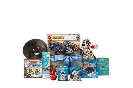 Toys for Boys Gift Basket Age 6-8