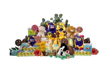 Easter Bunny Basket for 3 Kids