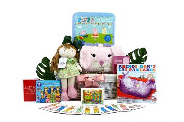 Snuggle Time Girl Gift Gift Basket Age 3-6 