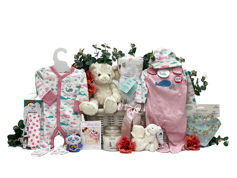 Extravagant Baby Gifts Basket For Girls