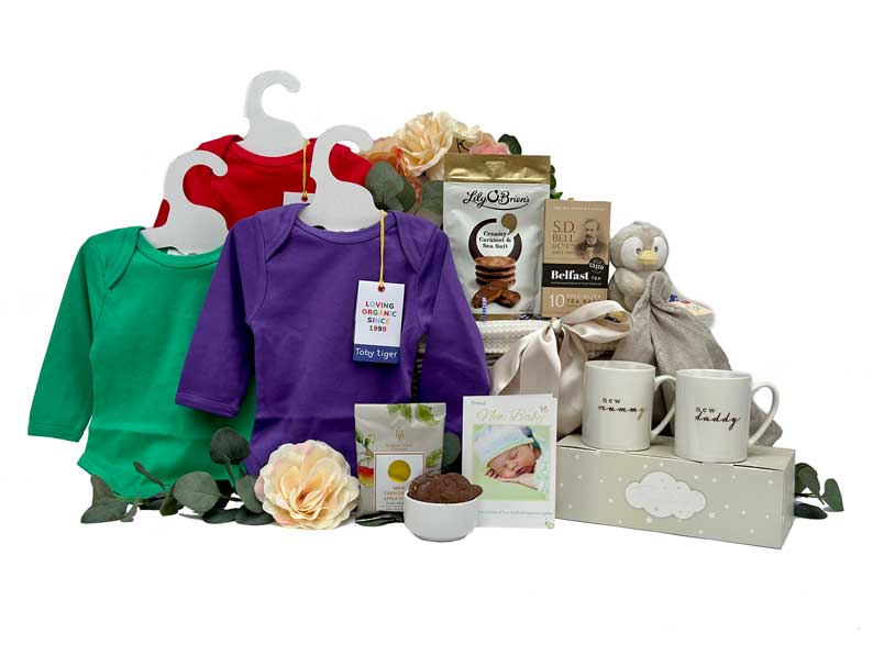 Mummy Daddy and Baby Gift Basket