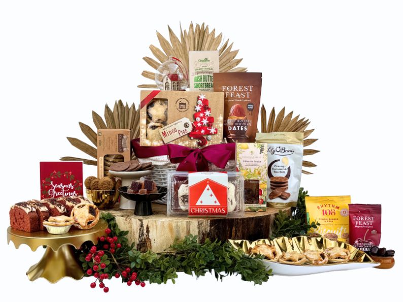 Snowy Christmas Morning Christmas Basket